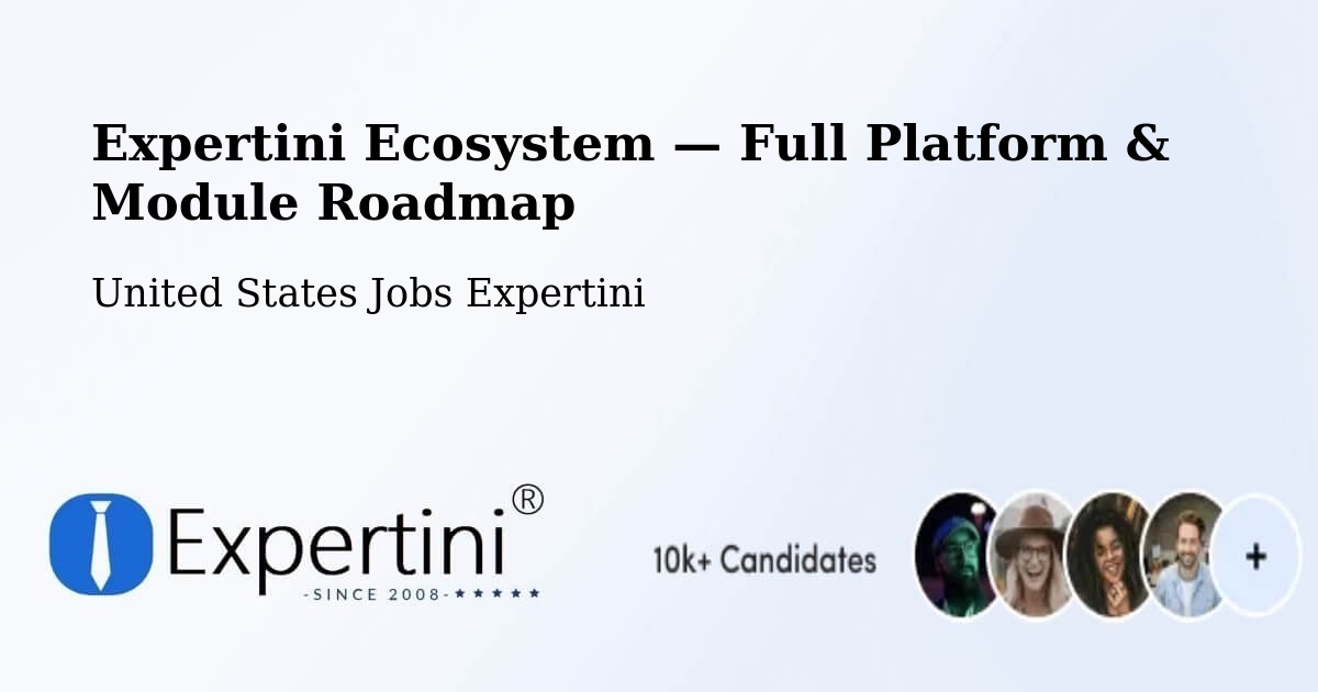Expertini Ecosystem — Full Platform & Module Roadmap – Wellesley